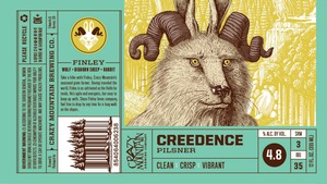 Crazy Mountain Brewing Company Creedence Pilsner June 2016