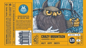Crazy Mountain Brewing Company Amber Ale June 2016