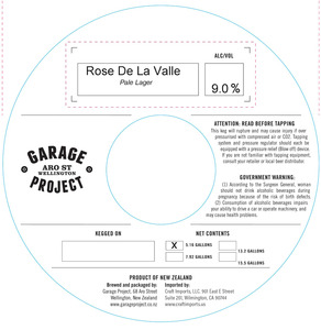 Garage Project Rose De La Valle June 2016
