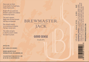 Brewmaster Jack Good Sense