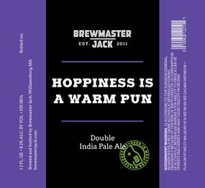 Brewmaster Jack Hoppiness Is A Warm Pun June 2016