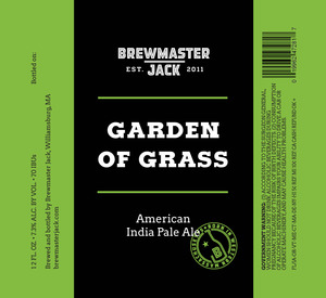 Brewmaster Jack Garden Of Grass June 2016