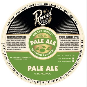 Record Street Brewing Pale Ale
