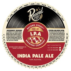Record Street Brewing India Pale Ale