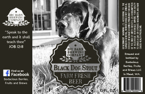 Big Barn Brewing Co Black Dog Stout July 2016