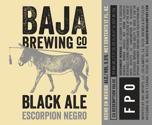 Baja Brewing Co Escorpion Negro July 2016