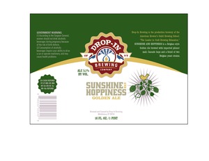 Drop In Brewing Sunshine And Hoppiness July 2016