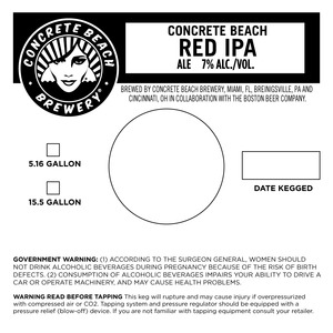 Concrete Beach Red IPA July 2016