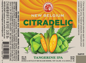 New Belgium Brewing Citradelic July 2016