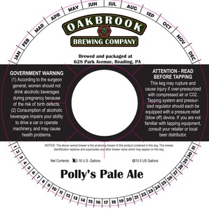 Polly's Pale Ale July 2016