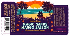 Kona Brewing Company Magic Sands Mango Saison July 2016