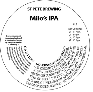 Milo's Ipa July 2016