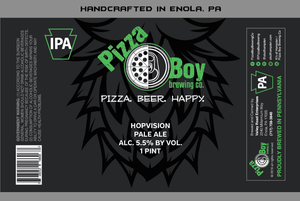 Pizza Boy Brewing Co. Hopvision July 2016