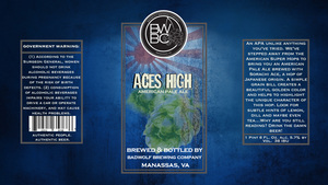 Aces High Aces High American Pale Ale July 2016