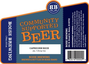 Boise Brewing Capricorn July 2016