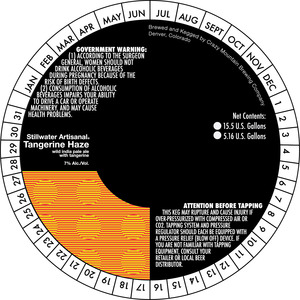 Stillwater Artisanal Tangerine Haze July 2016