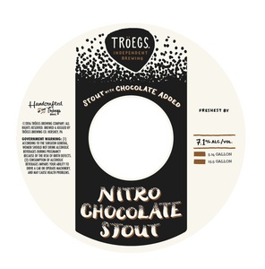 Troegs Nitro Chocolate Stout July 2016