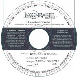 Moonraker Brewing Company Extremis Imperial India Pale Ale