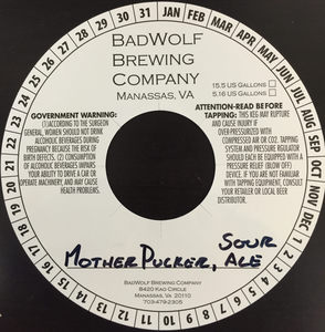 Mother Pucker Sour Ale July 2016