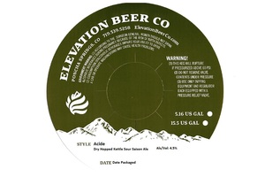 Elevation Beer Co Acide