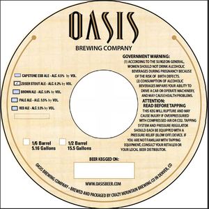 Oasis Zoser Stout Ale