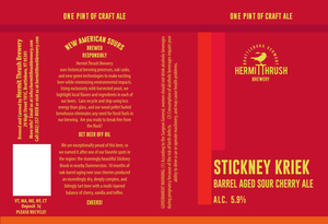 Hermit Thrush Brewery Stickney Kriek