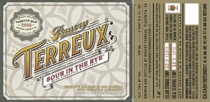 Bruery Terreux Sour In The Rye With Pineapple & Coconut July 2016