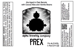 Alpha Brewing Company Prex July 2016