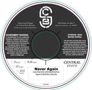 Central State Brewing Never Again