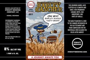 Eternity Brewing Bourbon Barrel Barley Rancher