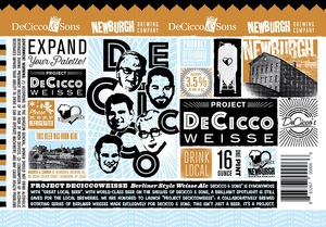 Newburgh Brewing Project Deciccoweisse July 2016