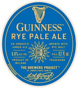 Guinness Rye Pale Ale July 2016