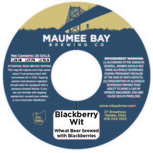 Maumee Bay Brewing Co Blackberry Wit July 2016
