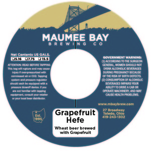 Maumee Bay Brewing Co Grapefruit Hefe July 2016