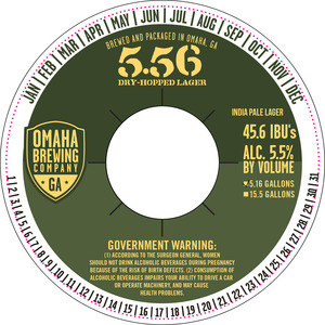 Omaha Brewing Company 5.56 Dry-hopped