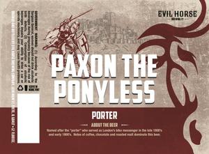 Paxon The Poniless Porter August 2016