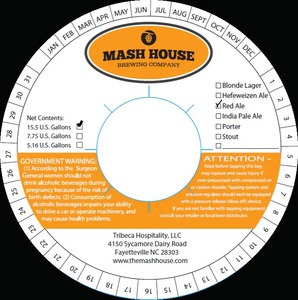 The Mash House Brewing Company Red Ale August 2016