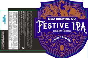 Moa Brewing Festive IPA August 2016