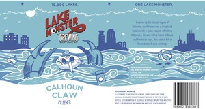 Lake Monster Brewing Calhoun Claw Pilsener August 2016