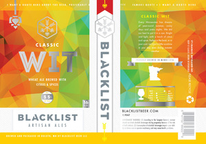 Blacklist Beer LLC Classic Wit August 2016