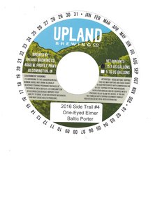 Upland Brewing Company One-eyed Elmer August 2016