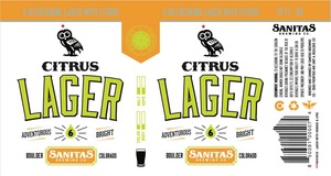 Sanitas Citrus Lager August 2016