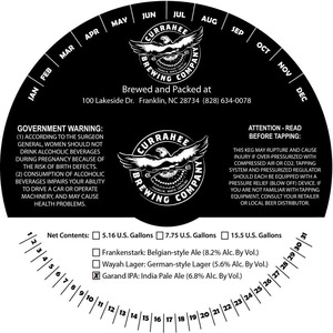 Currahee Brewing Company LLC Garand IPA August 2016