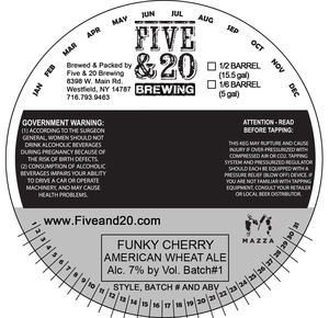 Five & 20 Brewing August 2016