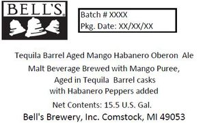 Bell's Tequila Barrel Aged Mangohabanero Oberon