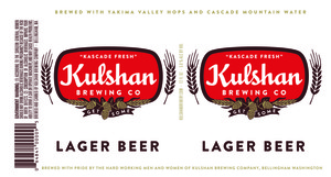 Kulshan Lager Beer August 2016