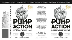 Pump Action Imperial Pumpkin Ale August 2016