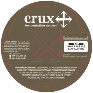 Crux Fermentation Project Sun Shade August 2016