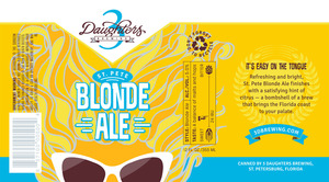 3 Daughters Brewing Blonde Ale August 2016