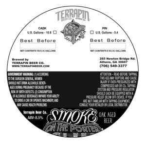 Terrapin Smoke On The Porter September 2016